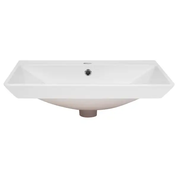 Раковина Qtap Albatross D 600х500х210 White с донным клапаном QT01115060DW