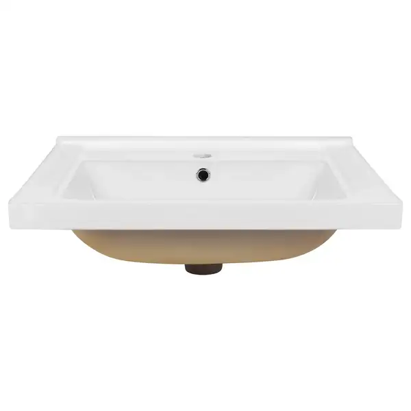Раковина Qtap Albatross Q 600х480х230 White с донным клапаном QT01115060QW