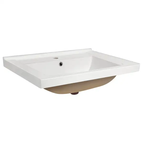 Раковина Qtap Albatross Q 600х480х230 White с донным клапаном QT01115060QW