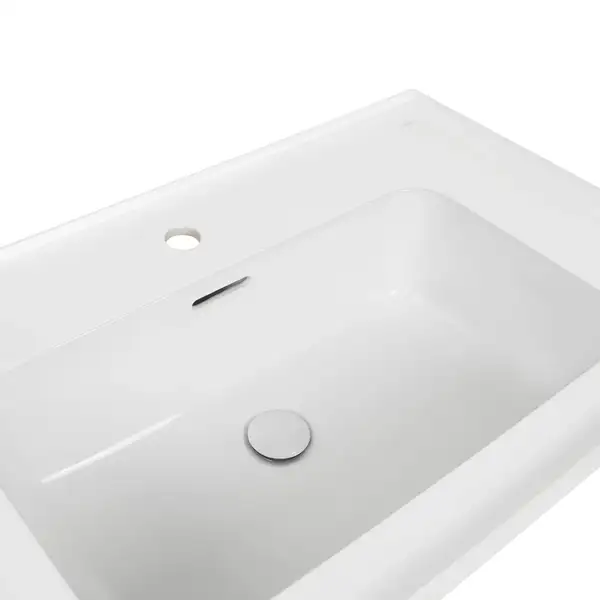Раковина Qtap Albatross A 800х500х230 White с донным клапаном QT01115080AW Раковина Qtap Albatross A 800х500х230 White с донным клапаном QT01115080AW