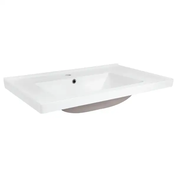 Раковина Qtap Albatross 5C 800х480х210 White с донным клапаном QT01115080CW Раковина Qtap Albatross 5C 800х480х210 White с донным клапаном QT01115080CW
