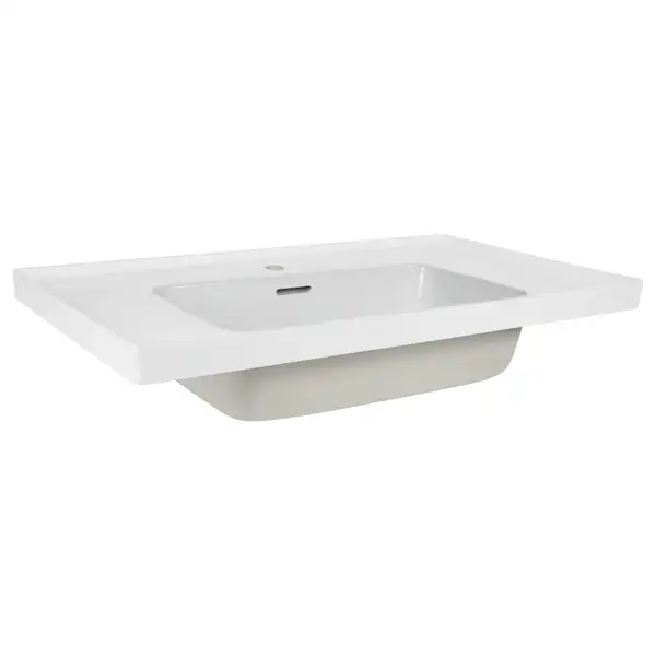 Раковина Qtap Albatross A 900х500х230 White с донным клапаном QT01115090AW
