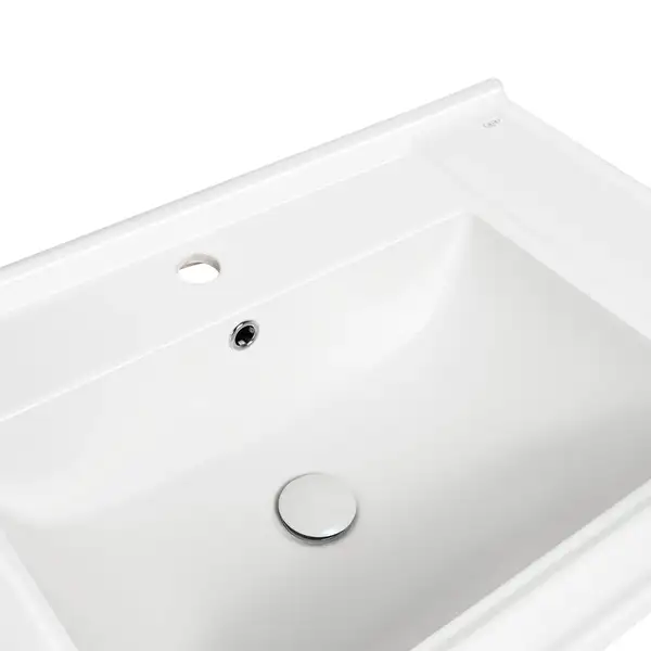 Раковина Qtap Albatross Q 900х480х230 White с донным клапаном QT01115090QW Раковина Qtap Albatross Q 900х480х230 White с донным клапаном QT01115090QW