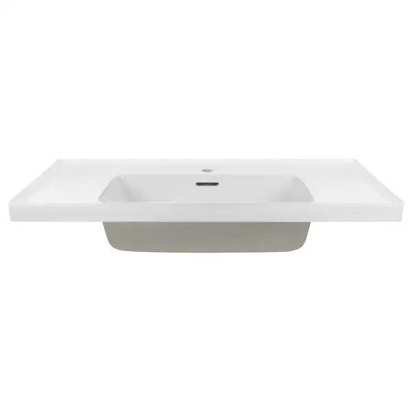 Раковина Qtap Albatross A 1000х500х230 White с донным клапаном QT01115100AW Раковина Qtap Albatross A 1000х500х230 White с донным клапаном QT01115100AW