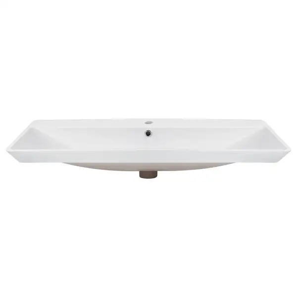 Раковина Qtap Albatross D 1000х500х210 White с донным клапаном QT01115100DW Раковина Qtap Albatross D 1000х500х210 White с донным клапаном QT01115100DW