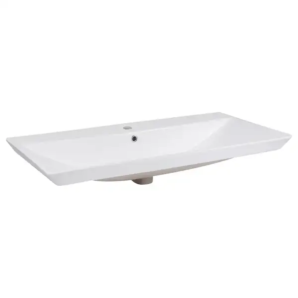 Раковина Qtap Albatross D 1000х500х210 White с донным клапаном QT01115100DW Раковина Qtap Albatross D 1000х500х210 White с донным клапаном QT01115100DW