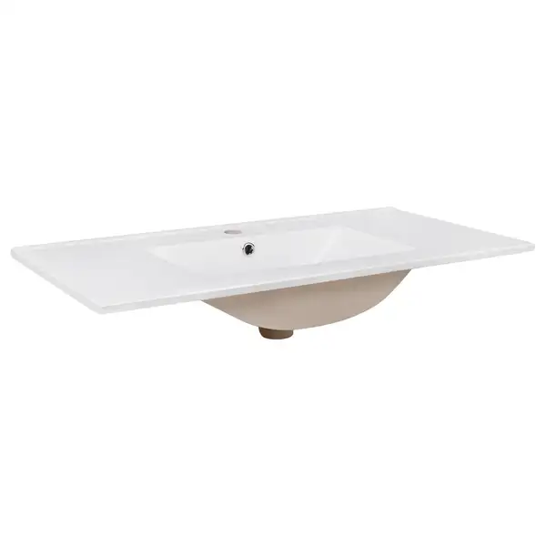 Раковина Qtap Albatross E 900х460х180 White с донным клапаном QT01119090EW Раковина Qtap Albatross E 900х460х180 White с донным клапаном QT01119090EW