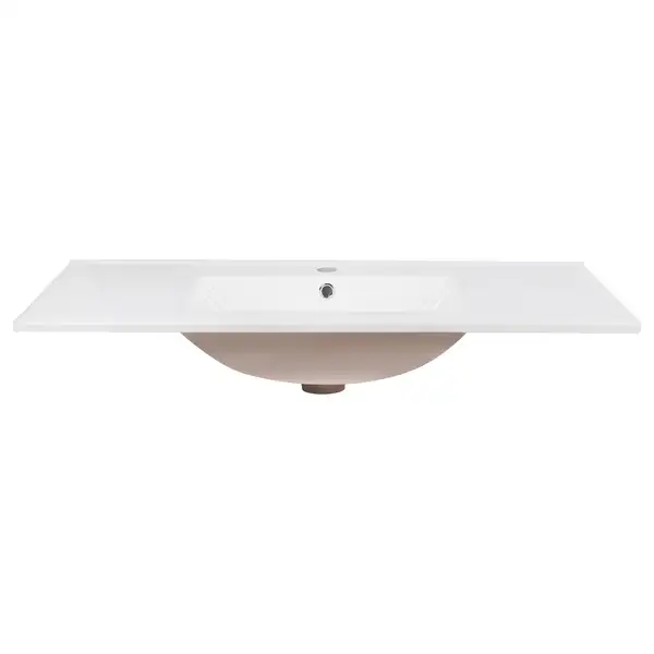 Раковина Qtap Albatross E 1000х460х180 White с донным клапаном QT01119100EW Раковина Qtap Albatross E 1000х460х180 White с донным клапаном QT01119100EW