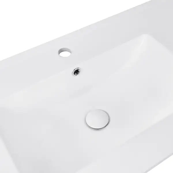 Раковина Qtap Albatross E 1000х460х180 White с донным клапаном QT01119100EW Раковина Qtap Albatross E 1000х460х180 White с донным клапаном QT01119100EW