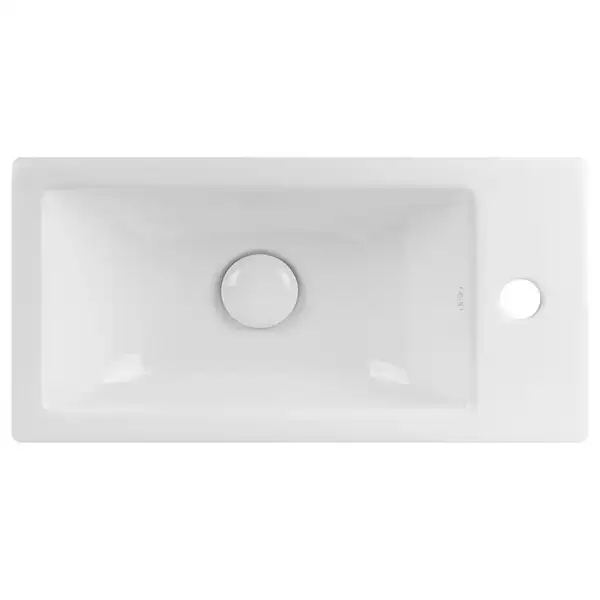 Раковина Qtap Crow 500х255х130 White с донным клапаном QT0511A010W