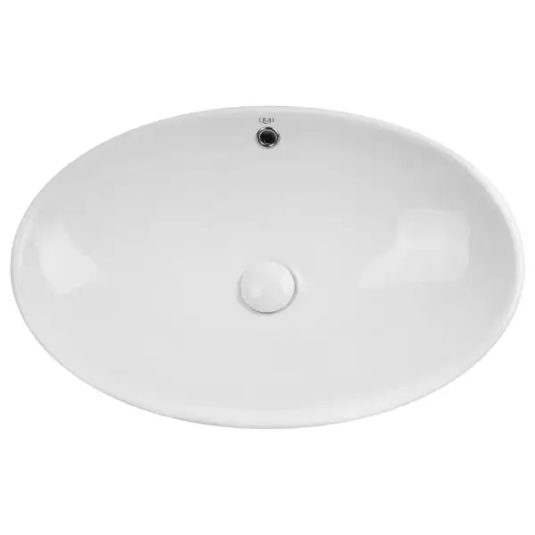 Раковина Qtap Dove 625х415х150 White с донным клапаном QT06113077W Раковина Qtap Dove 625х415х150 White с донным клапаном QT06113077W