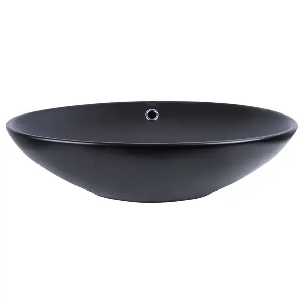 Раковина Qtap Dove 625х415х150 Matt black QT063077MBMB Раковина Qtap Dove 625х415х150 Matt black QT063077MBMB