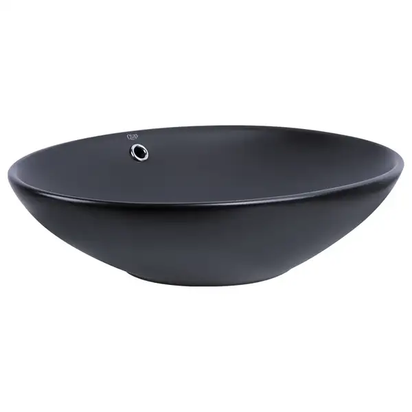 Раковина Qtap Dove 625х415х150 Matt black QT063077MBMB Раковина Qtap Dove 625х415х150 Matt black QT063077MBMB