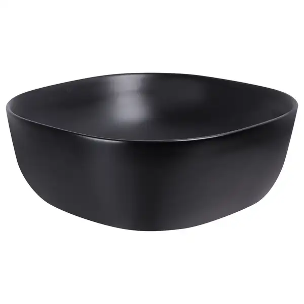 Раковина Qtap Kolibri 410x410x150 Matt black с донным клапаном QT10112144MBMB Раковина Qtap Kolibri 410x410x150 Matt black с донным клапаном QT10112144MBMB