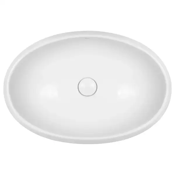 Раковина-чаша Qtap Leo 600х400х155 White с донным клапаном QT11117060GW