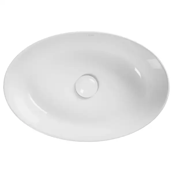 Раковина Qtap Leo 450х305х160 White с донным клапаном QT1111A052W
