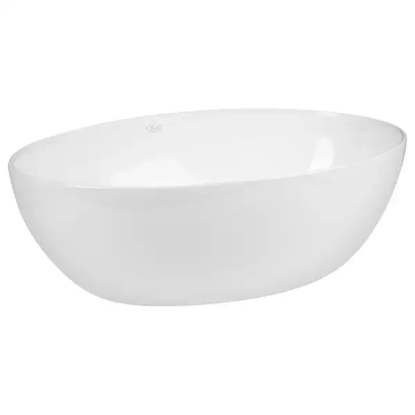 Раковина Qtap Leo 450х305х160 White с донным клапаном QT1111A052W
