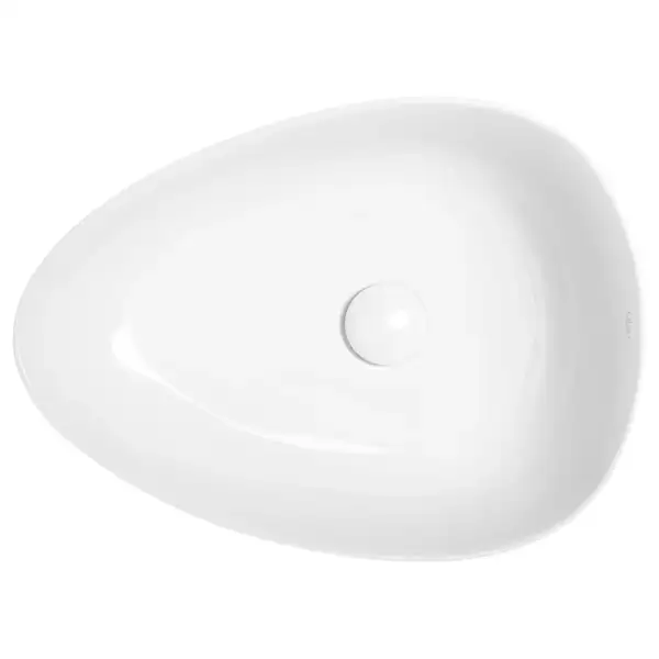 Раковина Qtap Leo 400х350х160 White с донным клапаном QT1111A053W