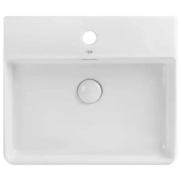 Раковина Qtap Nando LT 500х420х120 White с донным клапаном QT12112173SW Раковина Qtap Nando LT 500х420х120 White с донным клапаном QT12112173SW