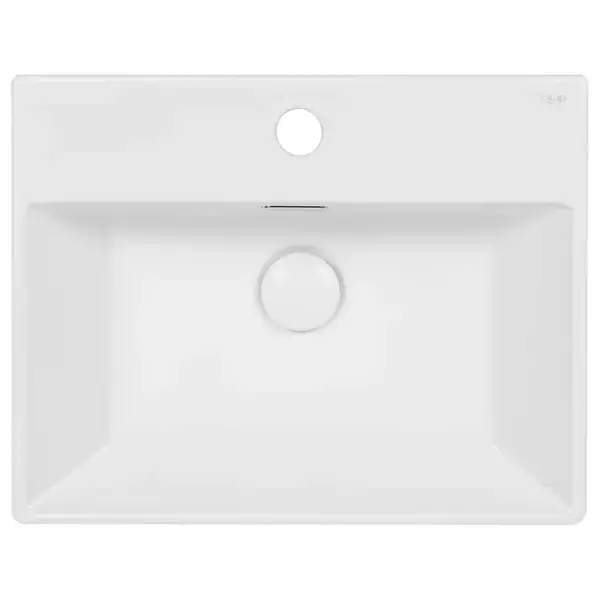 Раковина Qtap Nando K 410х355х125 White с донным клапаном QT12117041KW Раковина Qtap Nando K 410х355х125 White с донным клапаном QT12117041KW