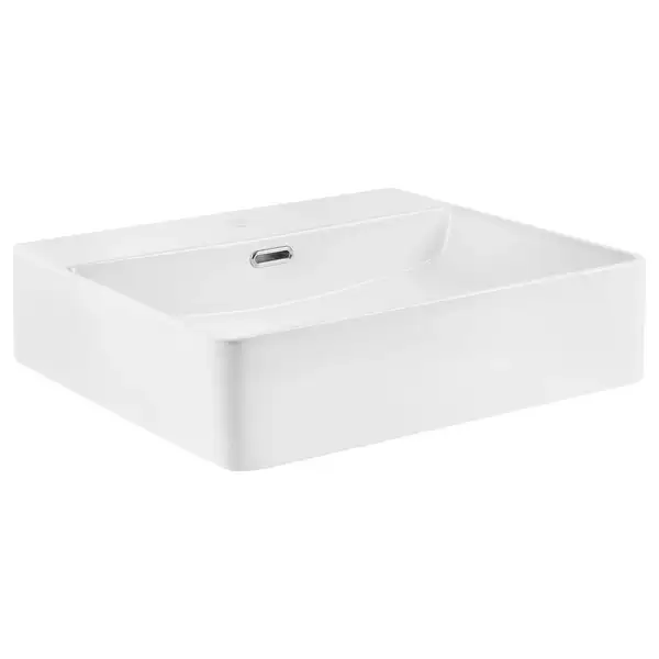 Раковина Qtap Nando C 500х420х125 White с донным клапаном QT12117050CW Раковина Qtap Nando C 500х420х125 White с донным клапаном QT12117050CW