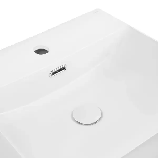 Раковина Qtap Nando C 500х420х125 White с донным клапаном QT12117050CW Раковина Qtap Nando C 500х420х125 White с донным клапаном QT12117050CW
