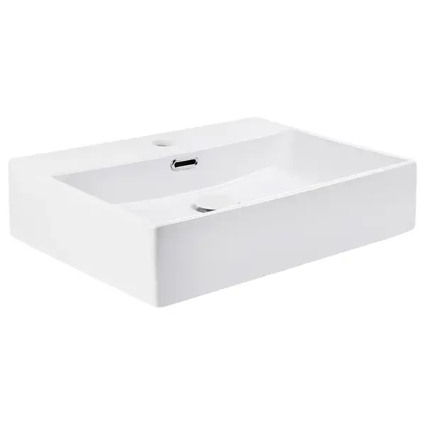 Раковина Qtap Nando K 500х355х125 White с донным клапаном QT12117050KW Раковина Qtap Nando K 500х355х125 White с донным клапаном QT12117050KW