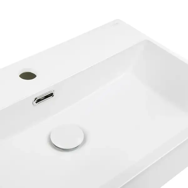Раковина Qtap Nando K 600х355х125 White с донным клапаном QT12117060KW Раковина Qtap Nando K 600х355х125 White с донным клапаном QT12117060KW