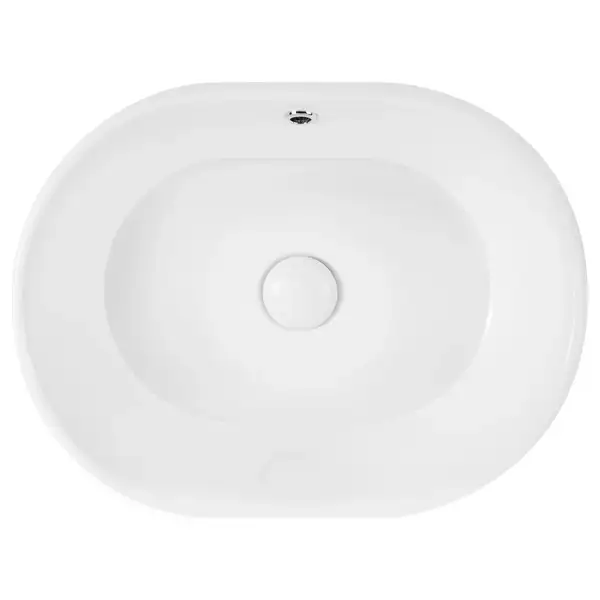 Раковина-чаша Qtap Robin 505х385х190 White с донным клапаном QT1311A025W