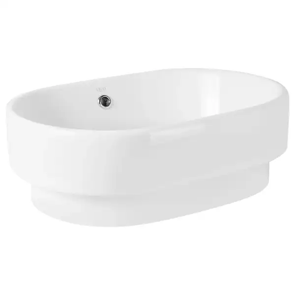 Раковина-чаша Qtap Robin 505х385х190 White с донным клапаном QT1311A025W