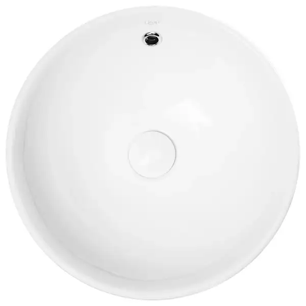 Раковина-чаша Qtap Robin 383х383х175 White с донным клапаном QT1311L408W