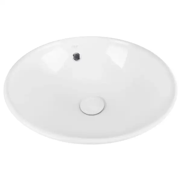 Раковина-чаша Qtap Robin 383х383х175 White с донным клапаном QT1311L408W