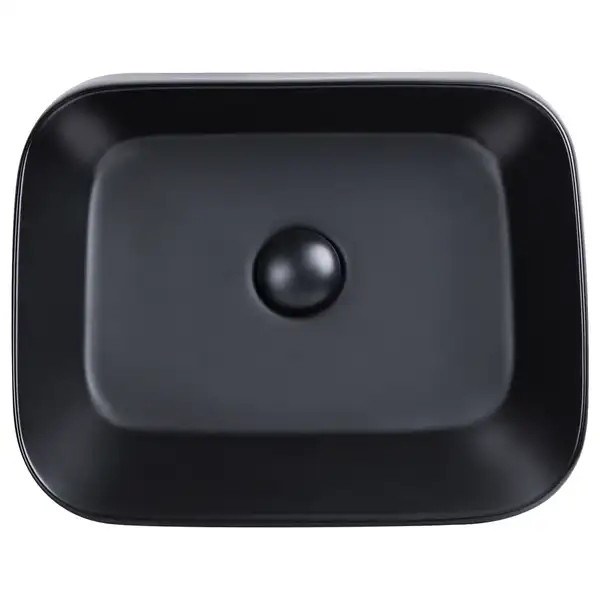 Раковина Qtap Scorpio 450х390х120 Matt black с донным клапаном QT14112242MBMB Раковина Qtap Scorpio 450х390х120 Matt black с донным клапаном QT14112242MBMB