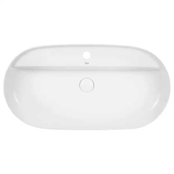 Раковина-чаша Qtap Scorpio 815х410х135 White с донным клапаном QT142203PW