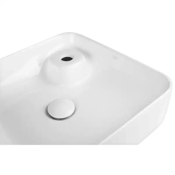 Раковина Qtap Stork 400х400х140 White с донным клапаном QT1511A057TW