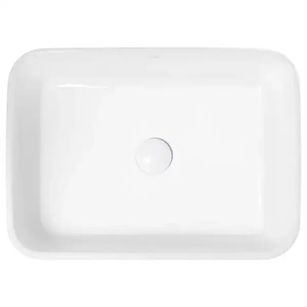 Раковина-чаша Qtap Tern 500х370х200 White с донным клапаном QT1711A048W