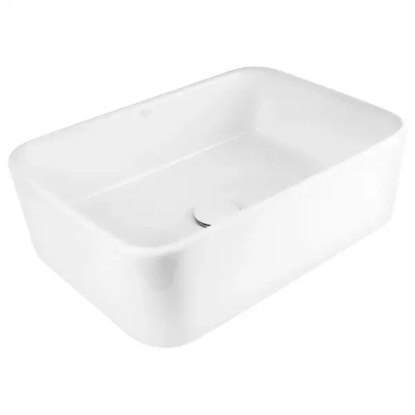 Раковина-чаша Qtap Tern 500х370х200 White с донным клапаном QT1711A048W