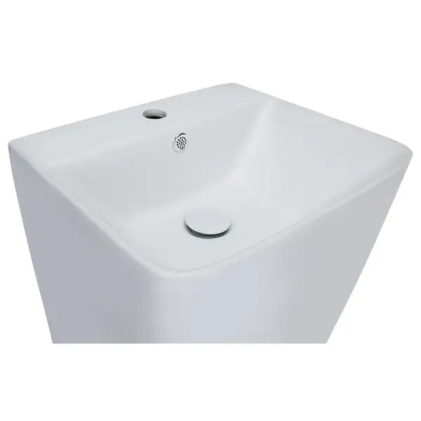 Раковина напольная моноблок Qtap Tern 440х380х830mm White с донным клапаном QT1711G302W Раковина напольная моноблок Qtap Tern 440х380х830mm White с донным клапаном QT1711G302W