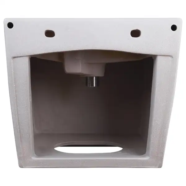 Раковина подвесная моноблок Qtap Tern 465х385х370 White с донным клапаном QT1711G803W