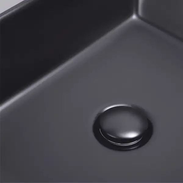 Раковина-чаша Qtap Tern 475х370х140 Matt black с донным клапаном QT172074MBMB Раковина-чаша Qtap Tern 475х370х140 Matt black с донным клапаном QT172074MBMB