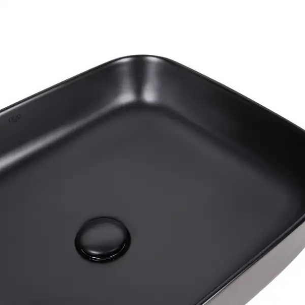Раковина-чаша Qtap Tern 500x390x140 Matt black с донным клапаном QT172195MBMB Раковина-чаша Qtap Tern 500x390x140 Matt black с донным клапаном QT172195MBMB