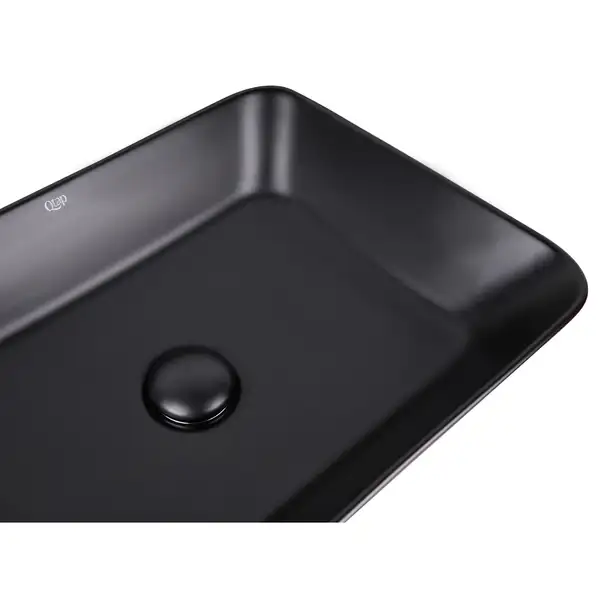 Раковина-чаша Qtap Virgo 490х350х110 Matt black с донным клапаном QT18112261MBMB Раковина-чаша Qtap Virgo 490х350х110 Matt black с донным клапаном QT18112261MBMB