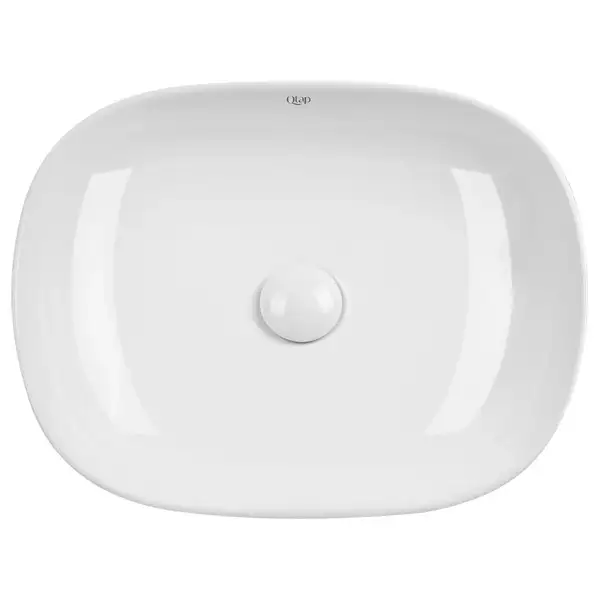 Раковина-чаша Qtap Aquarius 465x375x115 White с донным клапаном QT21112185W
