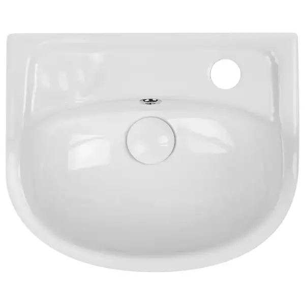 Раковина напольная с пьедесталом Qtap Baby 375x305x520 White с донным клапаном QT2311LP304BW Раковина напольная с пьедесталом Qtap Baby 375x305x520 White с донным клапаном QT2311LP304BW