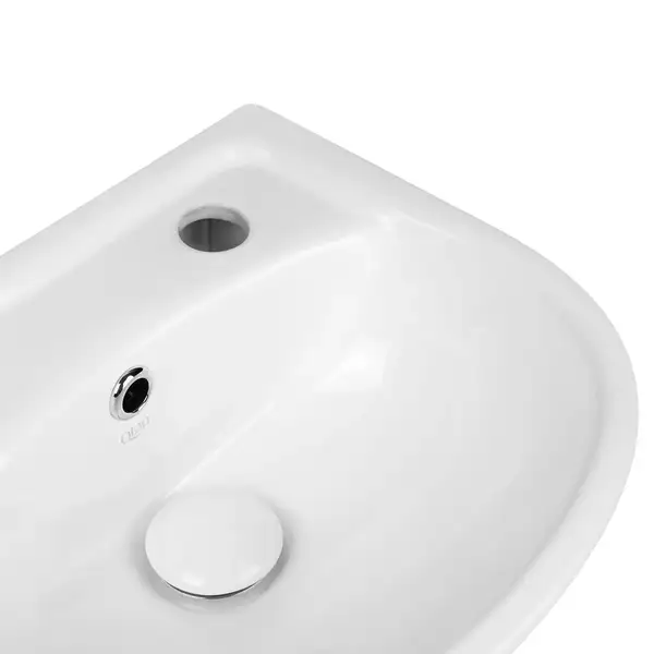 Раковина напольная с пьедесталом Qtap Baby 375x305x520 White с донным клапаном QT2311LP304BW Раковина напольная с пьедесталом Qtap Baby 375x305x520 White с донным клапаном QT2311LP304BW