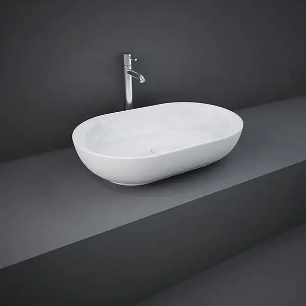 Rak Ceramics Feeling Раковина накладна, білий глянець (FEECT5500AWHA)