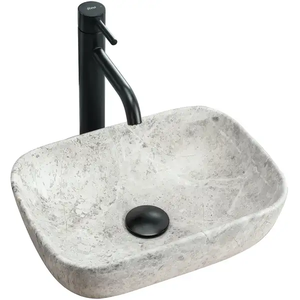 Умывальник (раковина) REA CAMELIA LIGHT STONE накладной (REA-U0362)