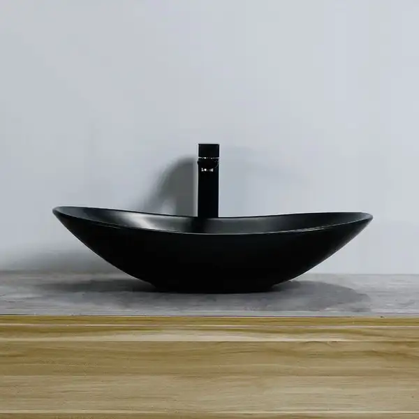 Умывальник (раковина) REA ROYAL 60 BLACK MAT накладной черный (REA-U0442) Умывальник (раковина) REA ROYAL 60 BLACK MAT накладной черный (REA-U0442)