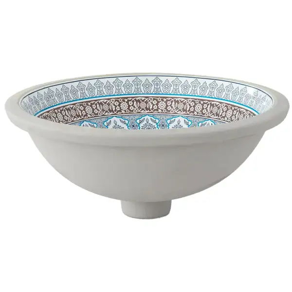 Умывальник (раковина) REA ARTE BLUE врезной (REA-U1222) Умывальник (раковина) REA ARTE BLUE врезной (REA-U1222)