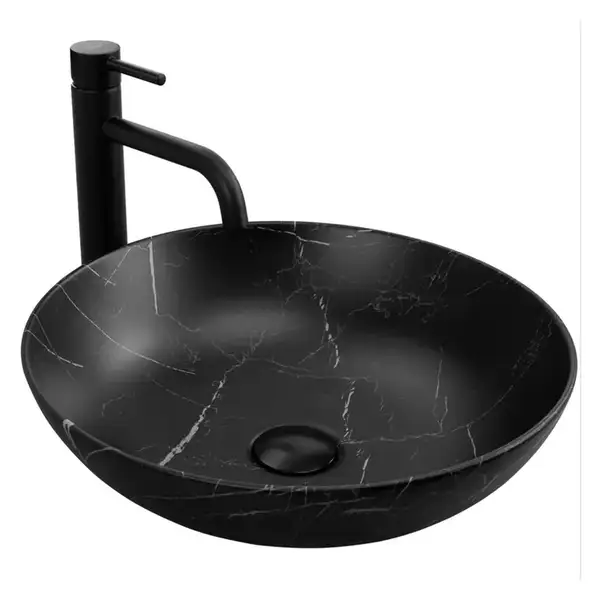 Умывальник (раковина) REA FIBO BLACK MATT накладной (REA-U3301) Умывальник (раковина) REA FIBO BLACK MATT накладной (REA-U3301)